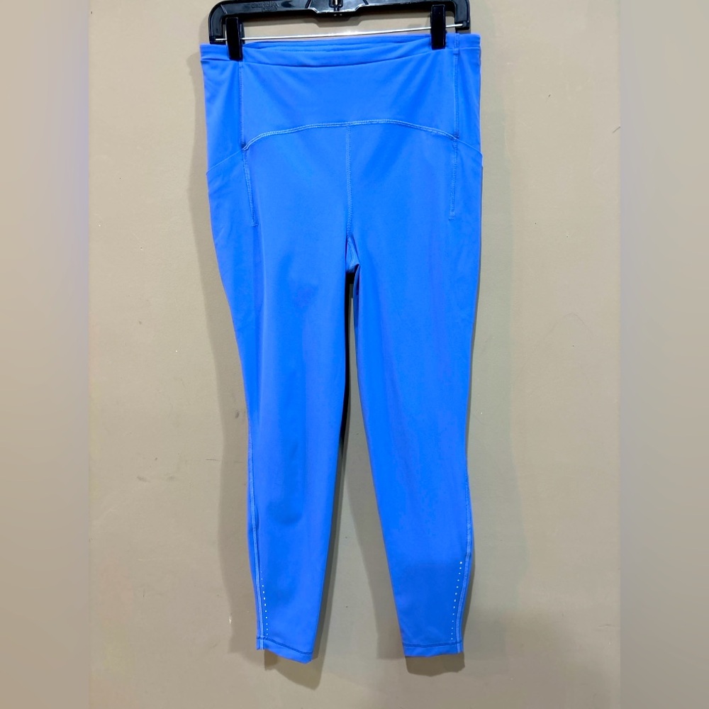 Lululemon Fast and Free High-Rise Tight 25” with Pockets — True Blue, Size 10